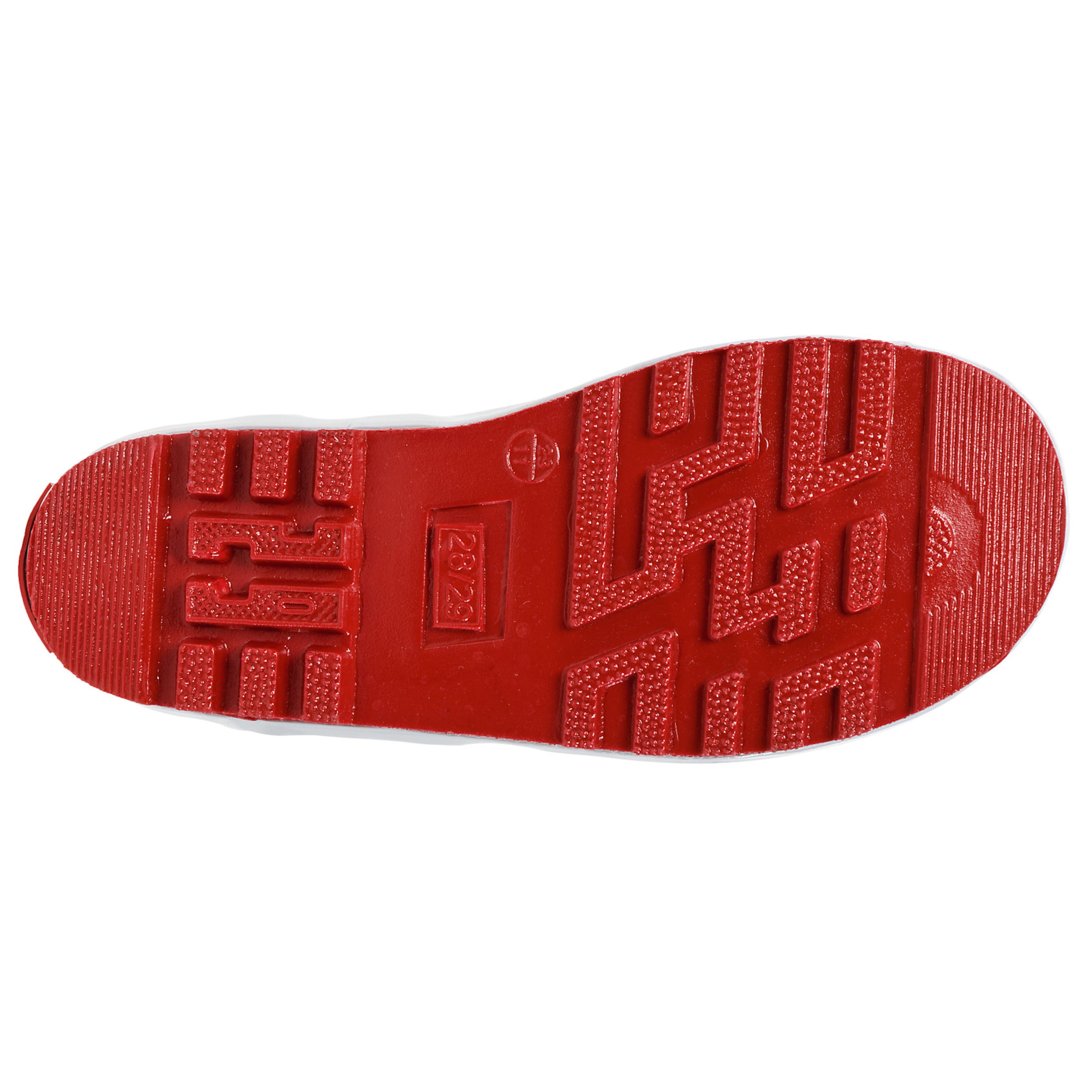 Stivale di gomma di PLAYSHOES in rosso