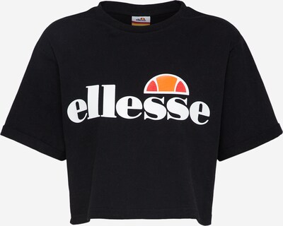 ELLESSE T-Shirt 'Alberta' in orange / apricot / schwarz / weiß, Produktansicht