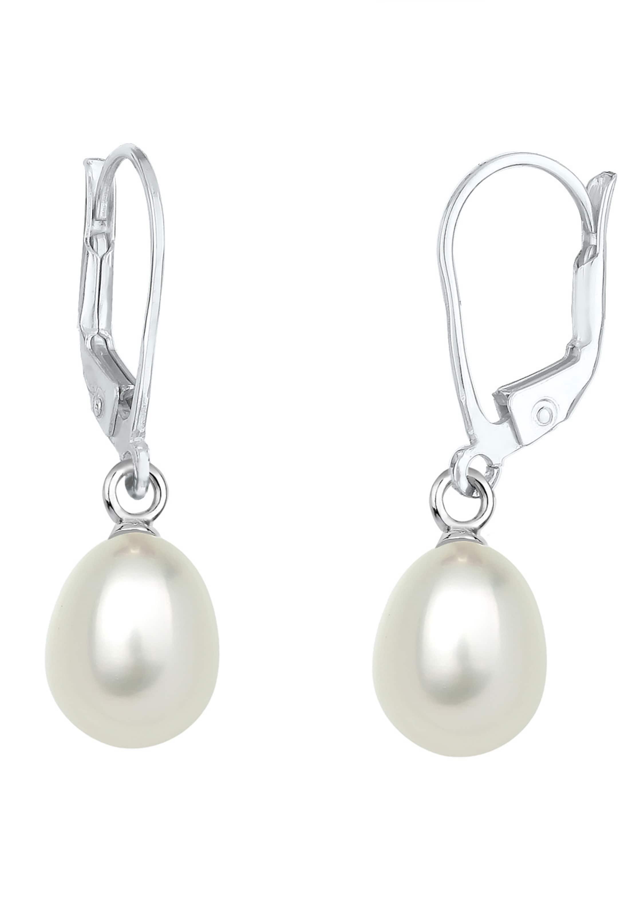 ELLI Earrings in White: front