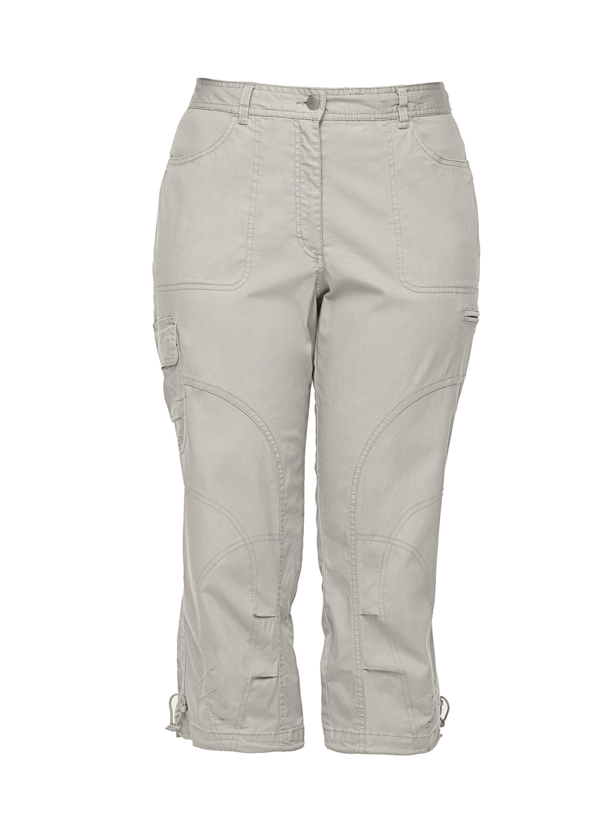 Ulla Popken - Cargobroek in de kleur Beige