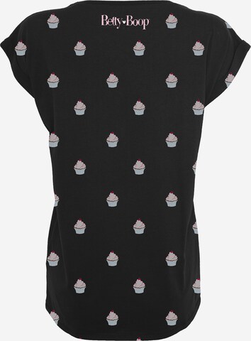 Merchcode Shirt 'Betty Boop' in Zwart: terug