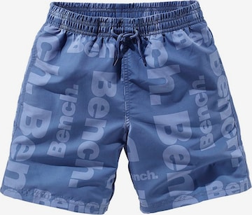 Shorts de bain BENCH en bleu : devant