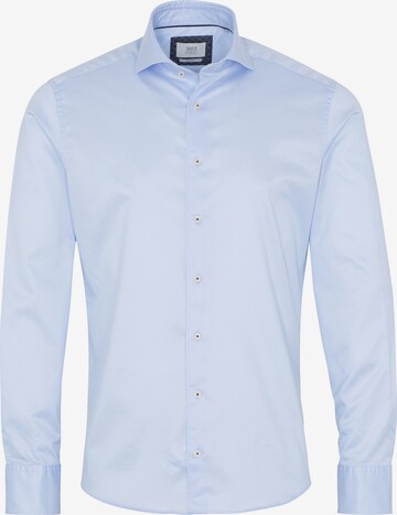 ETERNA Slim fit Zakelijk overhemd in Blauw: voorkant