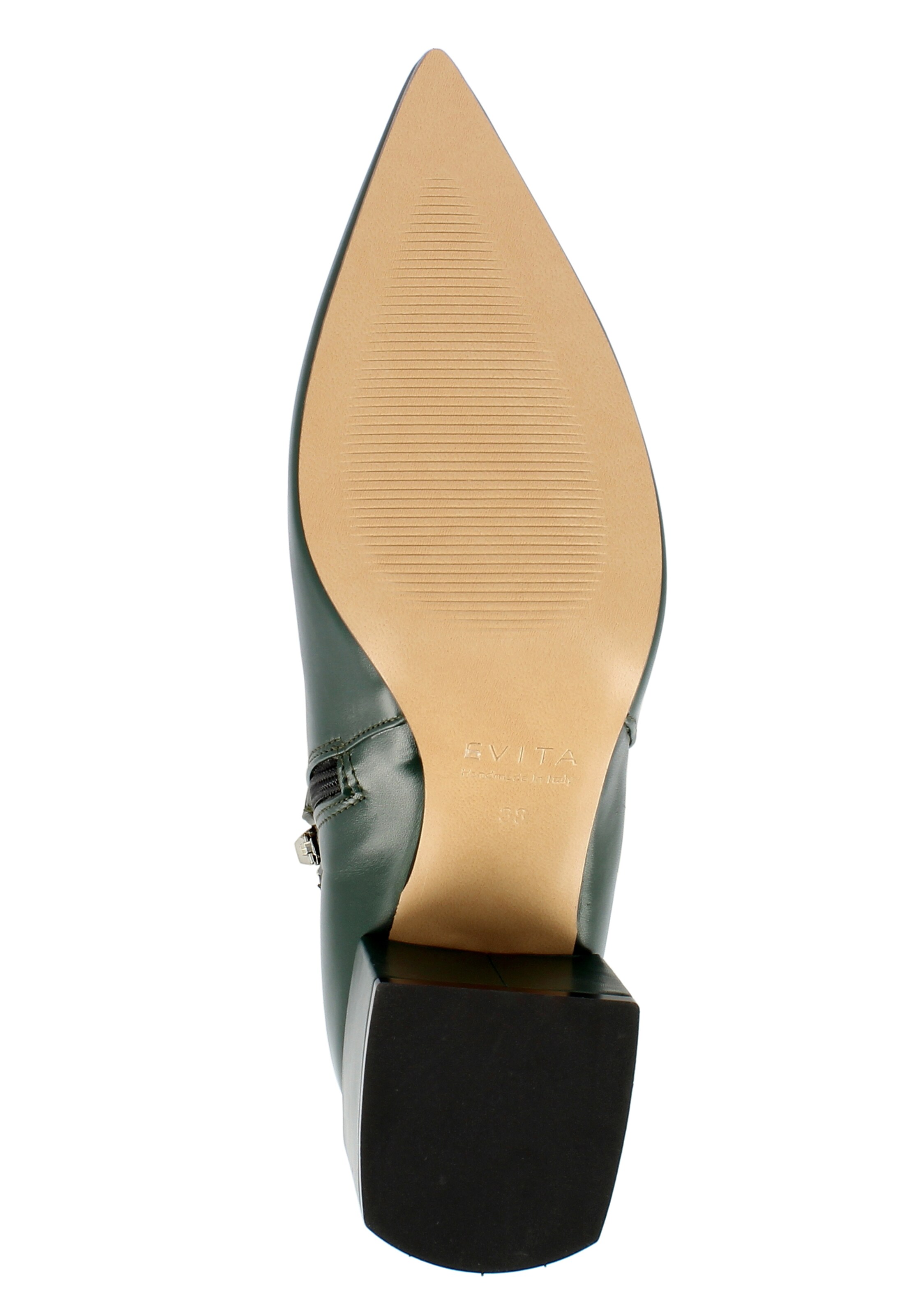 EVITA Ankle Boots in Green