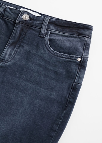 Skinny Jean 'Kim' MANGO en bleu
