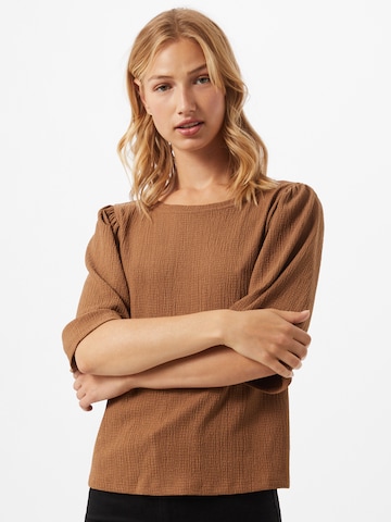 OPUS Shirt 'Sanuna' in Braun: Vorderseite