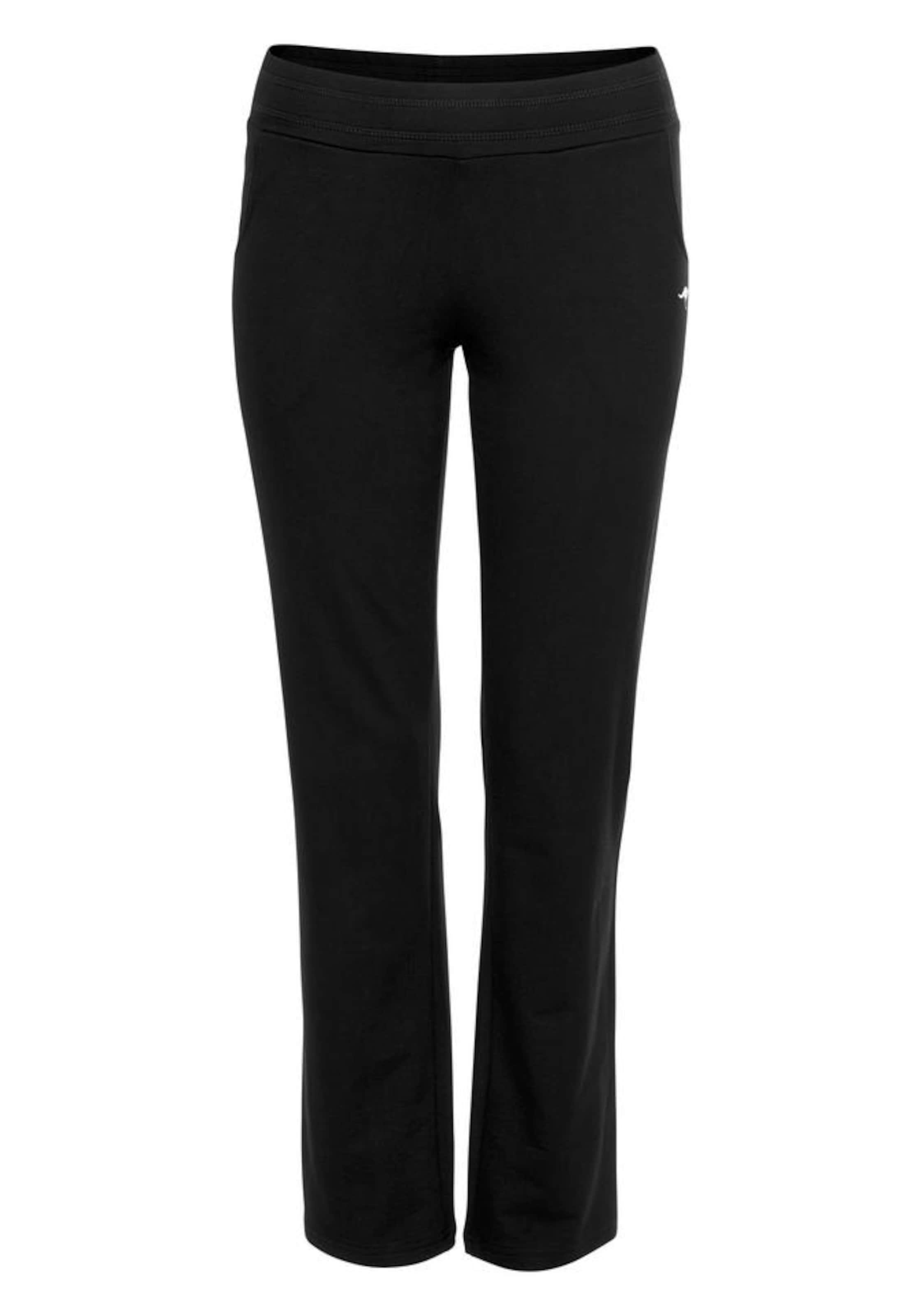 KangaROOS Regular Jogginghose in Schwarz: Vorderseite