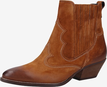Paul Green Cowboy Boots in Brown: front