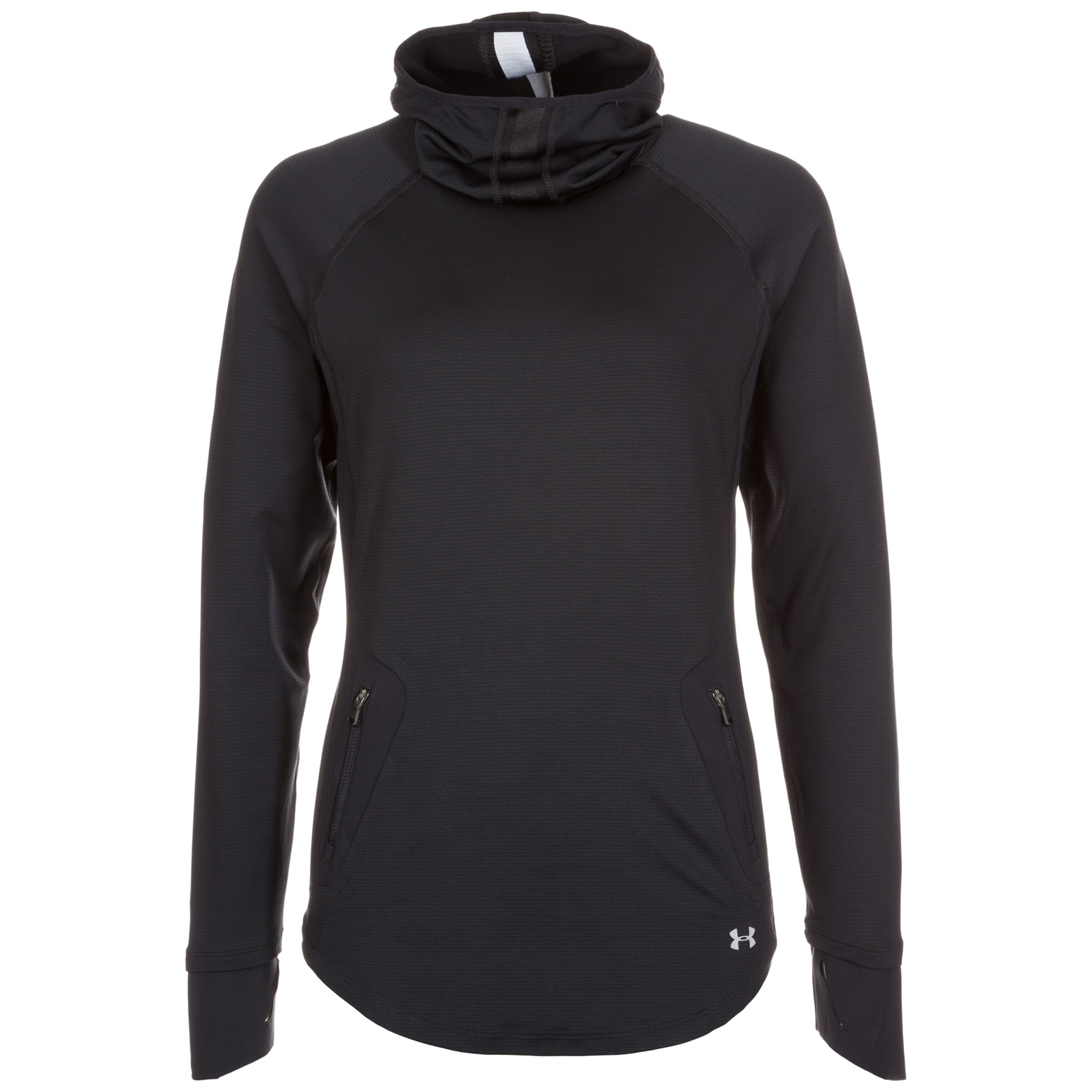 UNDER ARMOUR - Laufshirt 'Balaklava' in schwarz