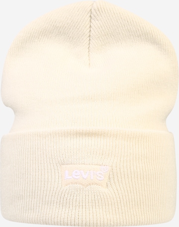 LEVI'S ® Beanie 'Tonal Batwing' in Beige: front