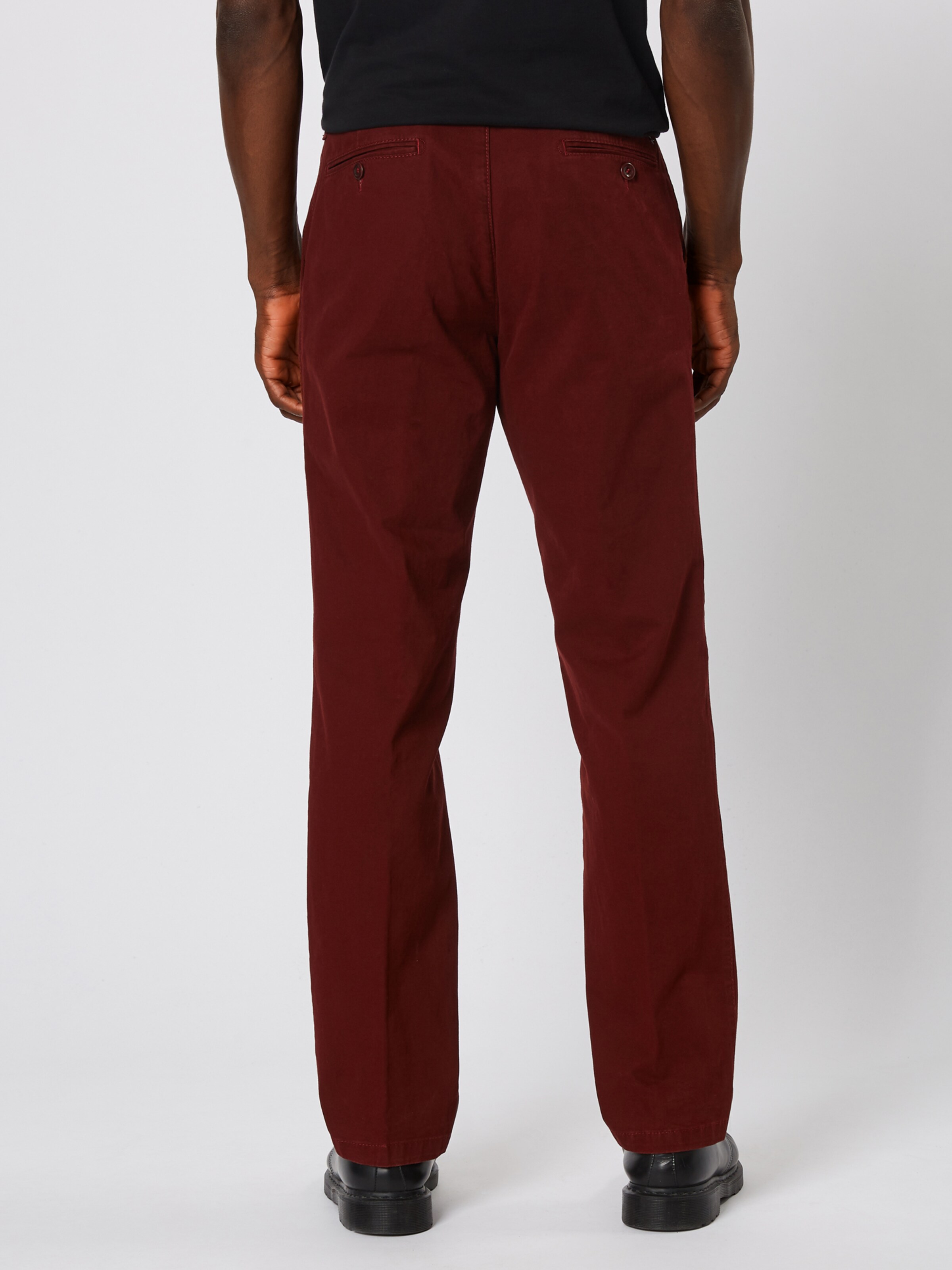 BRAX Hose 'Everest' in weinrot: Rückansicht
