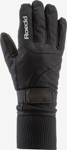 Roeckl Athletic Gloves in Black: front