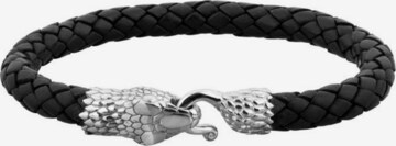 KUZZOI Bracelet 'Schlange' in Black: front