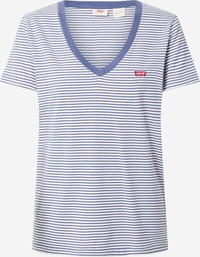 LEVI'S ® Shirt 'Perfect Vneck' in blau / weiß, Produktansicht