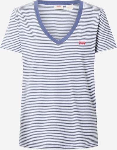LEVI'S ® Μπλουζάκι 'Perfect Vneck' σε μπλε / λευκό, Άποψη προϊόντος