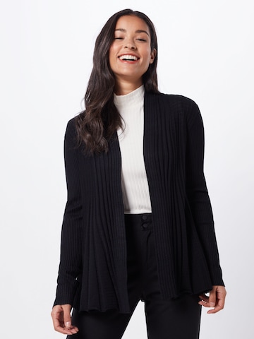 Freequent Knit Cardigan 'CLAUDISSE' in Black: front