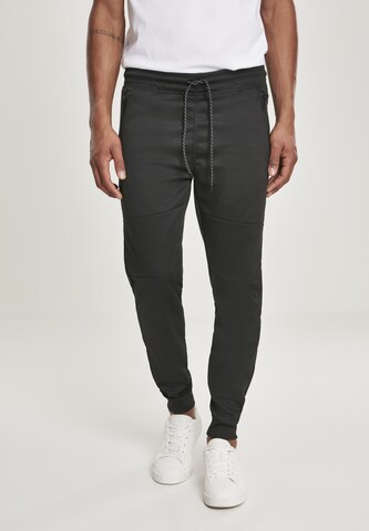 SOUTHPOLE Tapered Broek in Zwart: voorkant