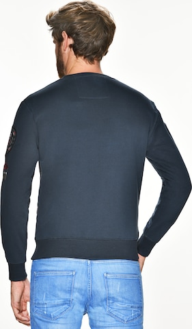 TOP GUN Sweater 'TG-9018' in Blau