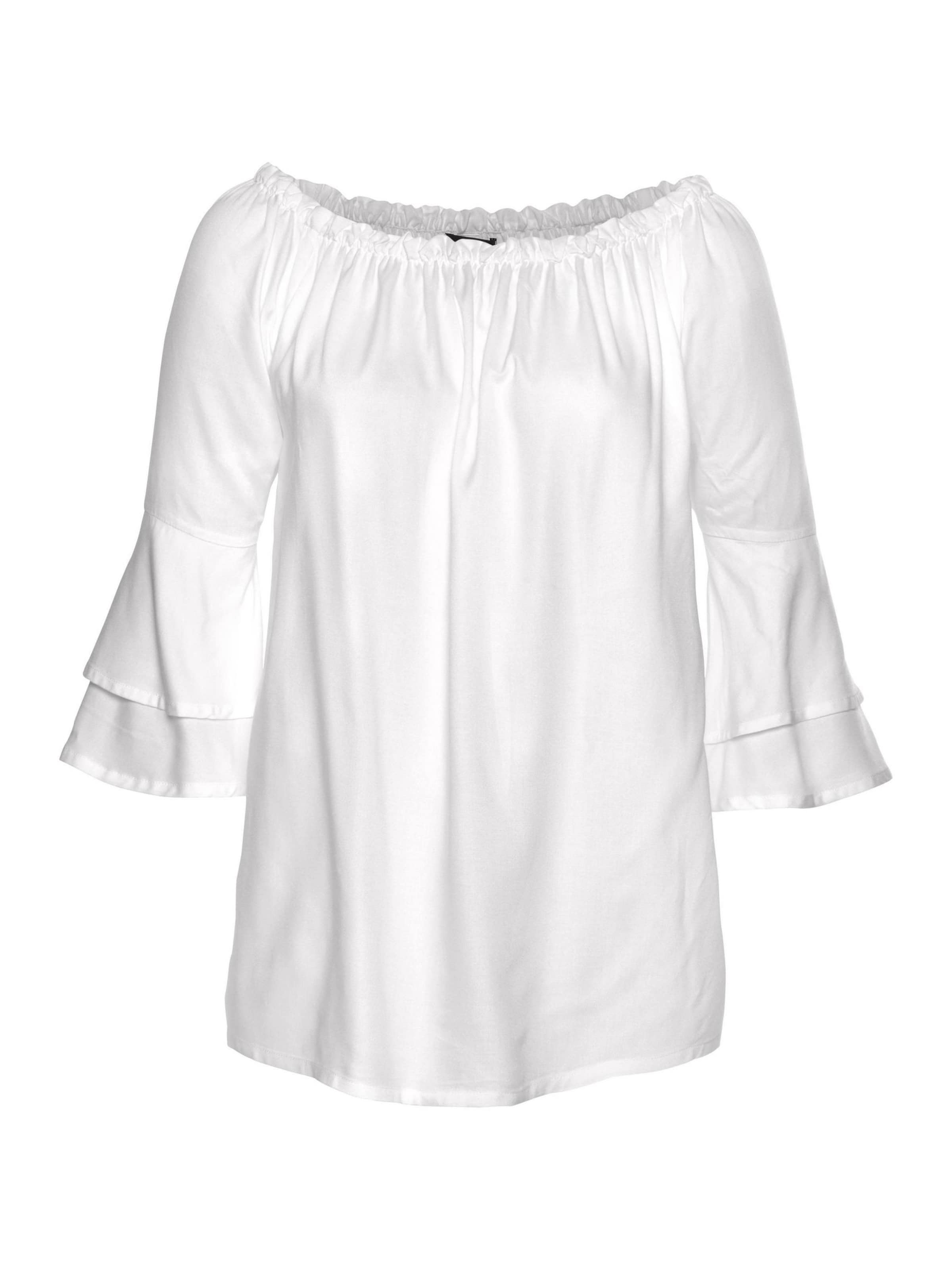 LASCANA Blouse in White: front