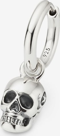 BRUNO BANANI Earring 'Totenkopf' in Silver: front