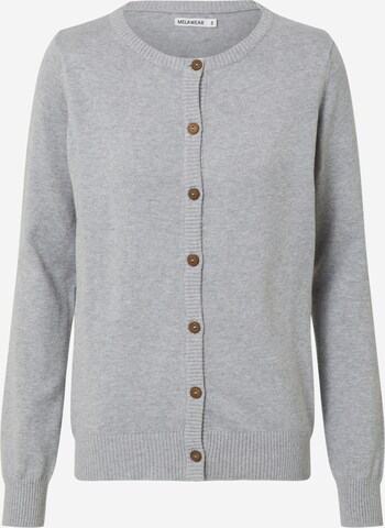 Cardigan MELAWEAR en gris : devant