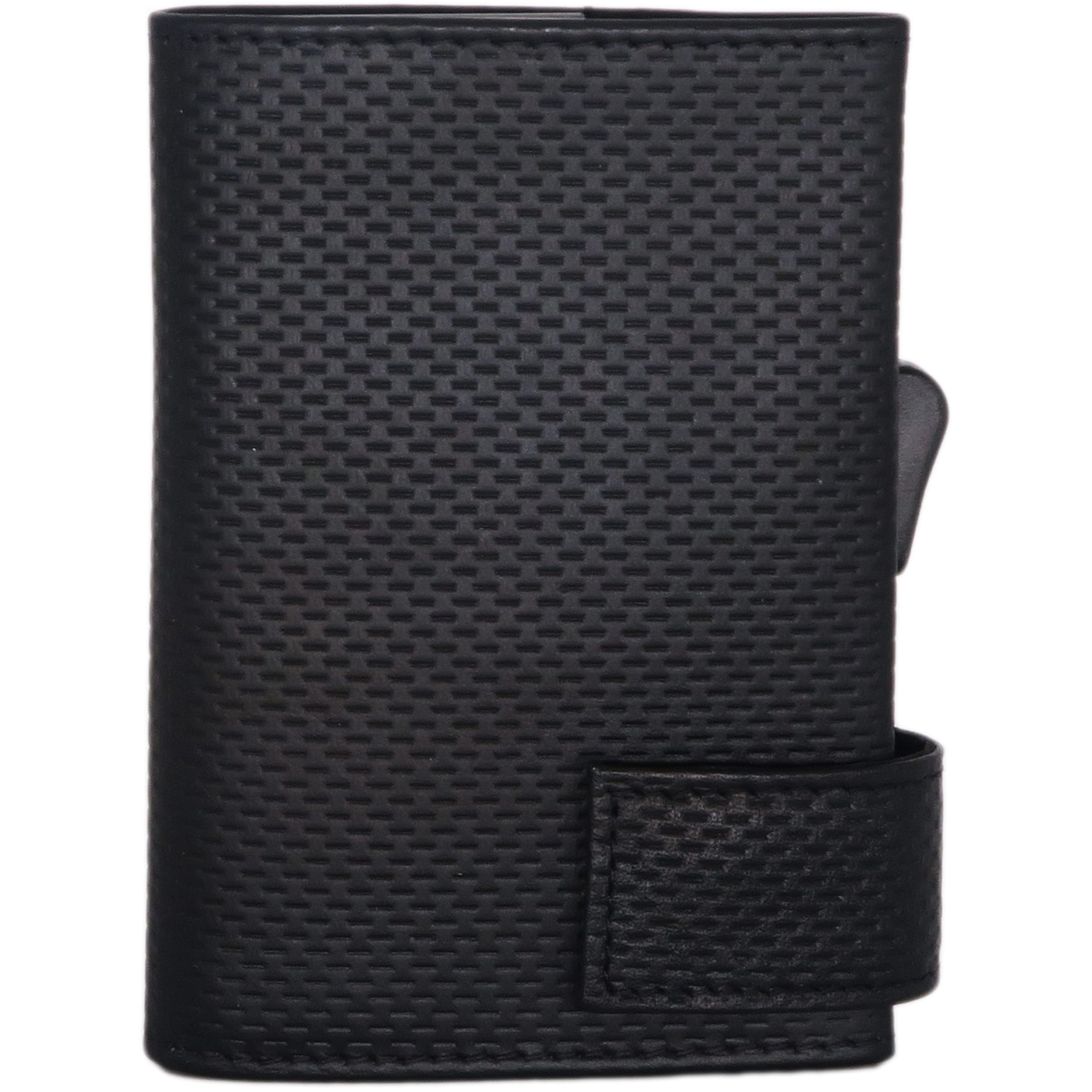 SecWal Wallet in Black: front