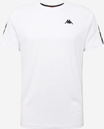 KAPPA Shirt 'ERNESTO' in Wit: voorkant