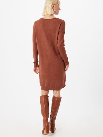 VILA Knitted dress in Brown