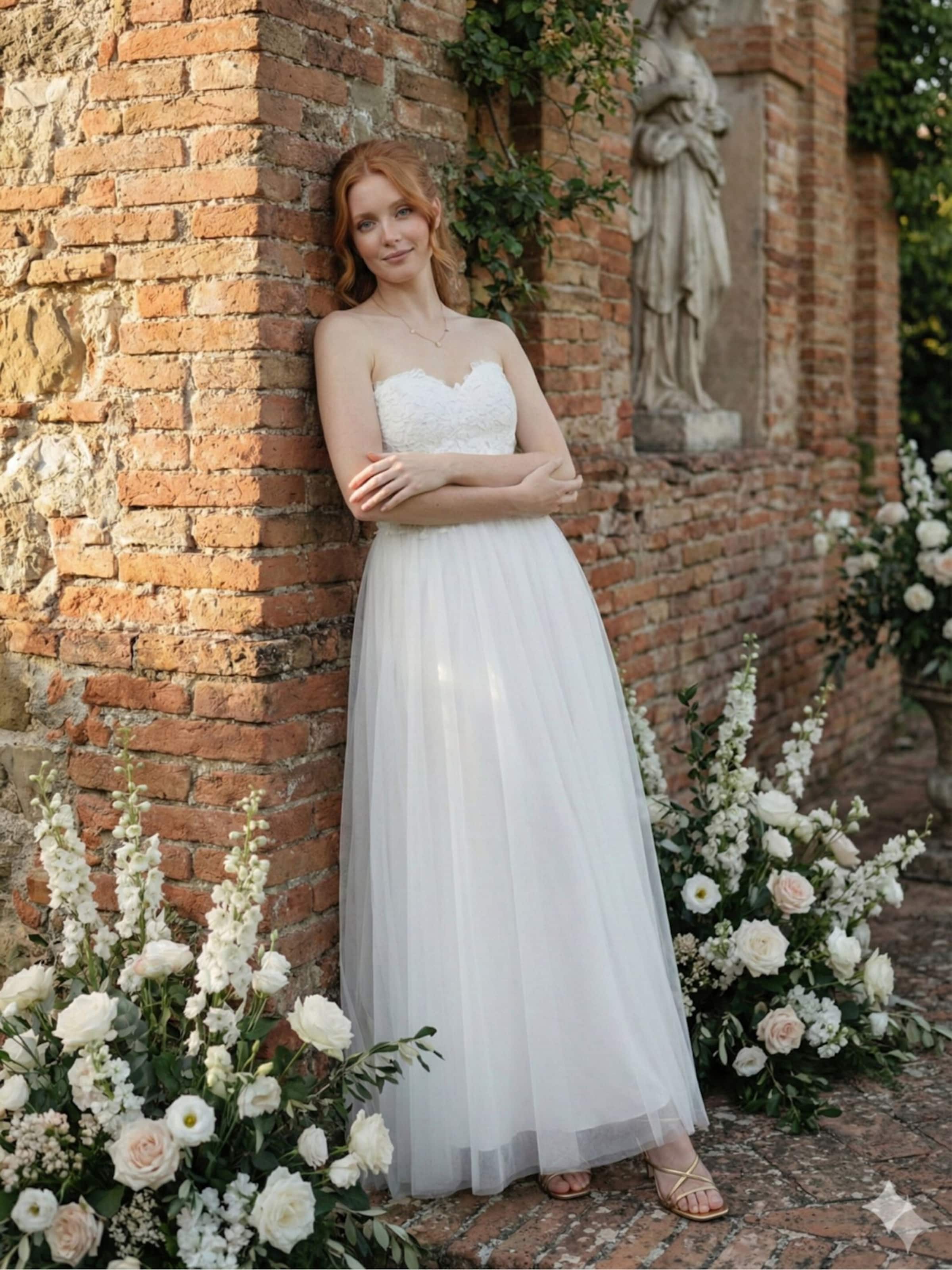 Nancy - Off Shoulder Bridal Dress