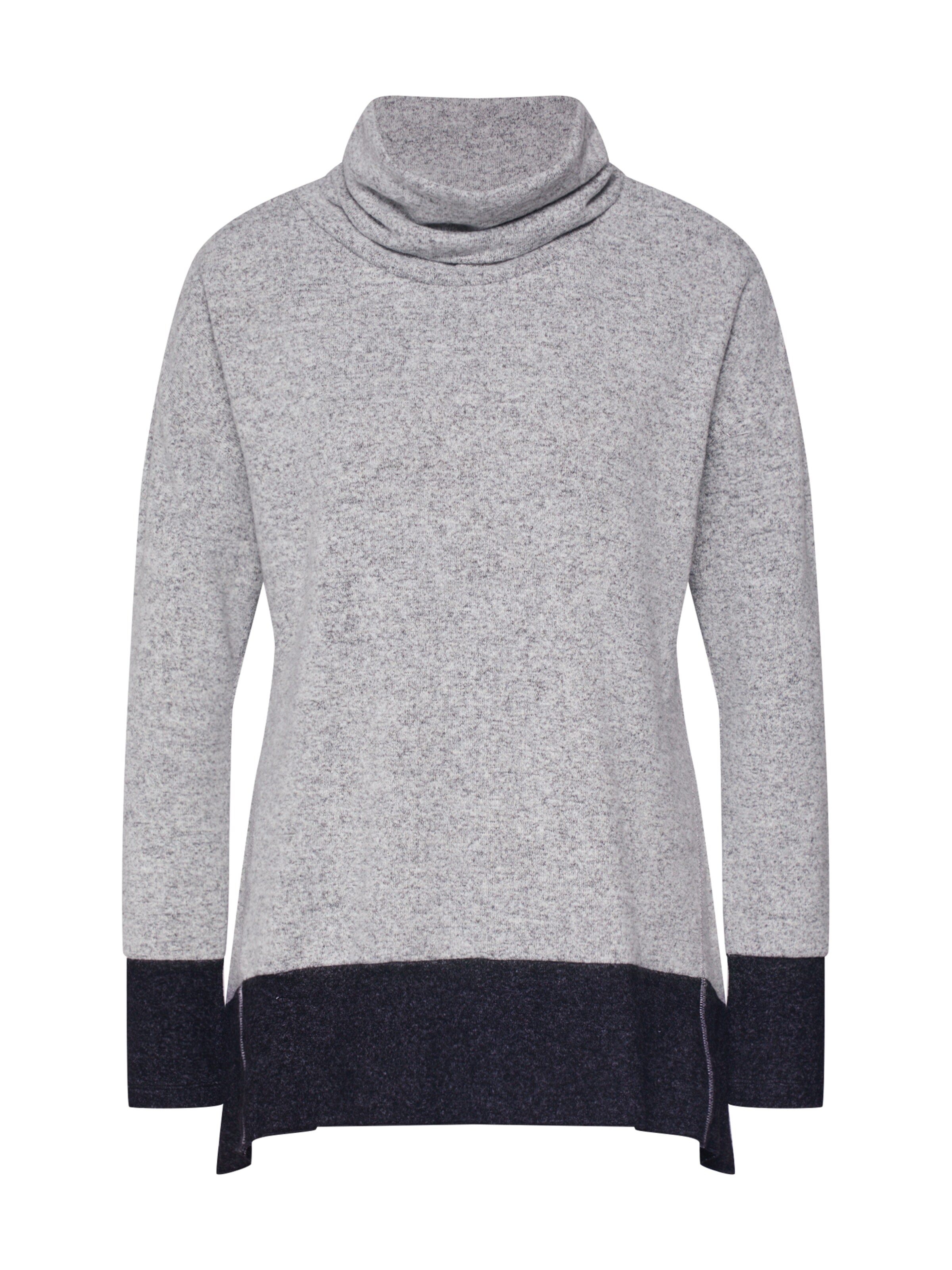 Esprit Collection - Shirt 'asymm cosy tee' in de kleur Lichtgrijs
