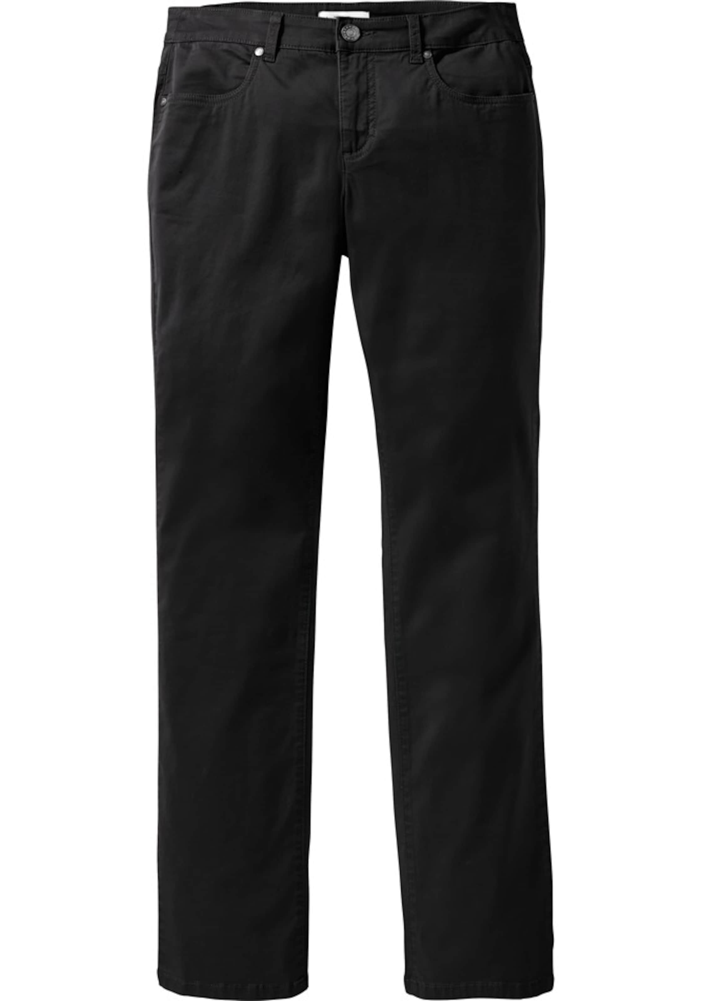 SHEEGO Szabványos Nadrág - fekete: elől