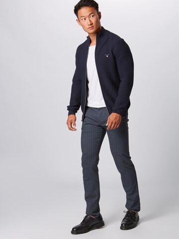 GANT Regular fit Плетена жилетка в синьо