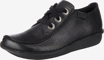 melns CLARKS Sporta apavi ar šņorēm 'Funny Dream': no priekšpuses