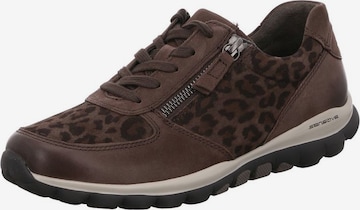 GABOR Lace-Up Shoes in Brown: front