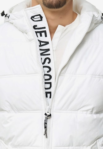 INDICODE JEANS Winter Jacket 'Bacon' in White