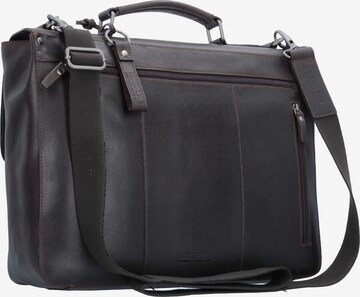 LEONHARD HEYDEN Document Bag 'Dakota' in Brown