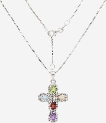 FIRETTI Necklace 'Kreuz' in Silver: front