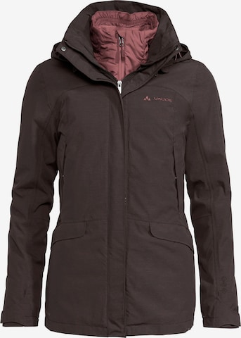 VAUDE Outdoor Jacket 'Skomer' in Brown: front