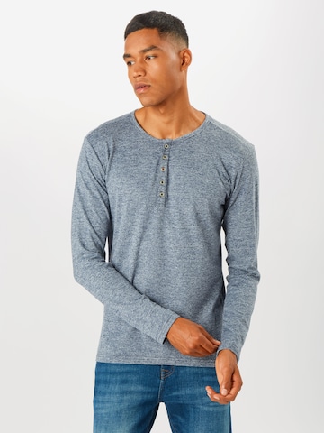 Coupe regular T-Shirt 'Nils' Key Largo en bleu : devant