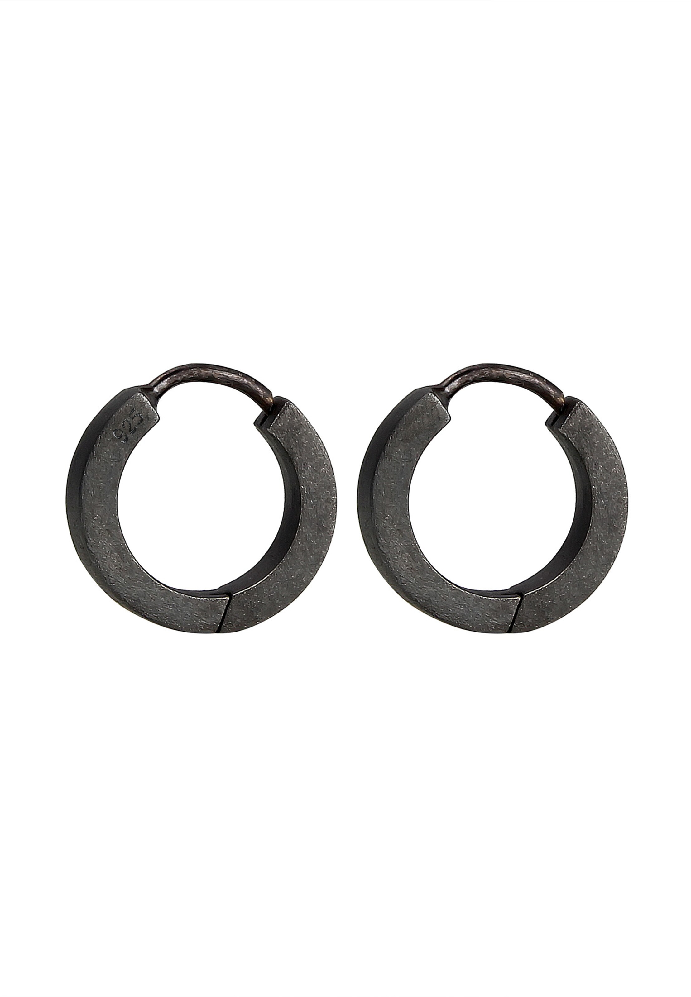 Boucles d'oreilles KUZZOI en noir