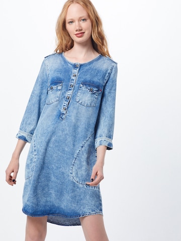 LTB Sukienka koszulowa 'ELORA' w kolorze niebieski: przód