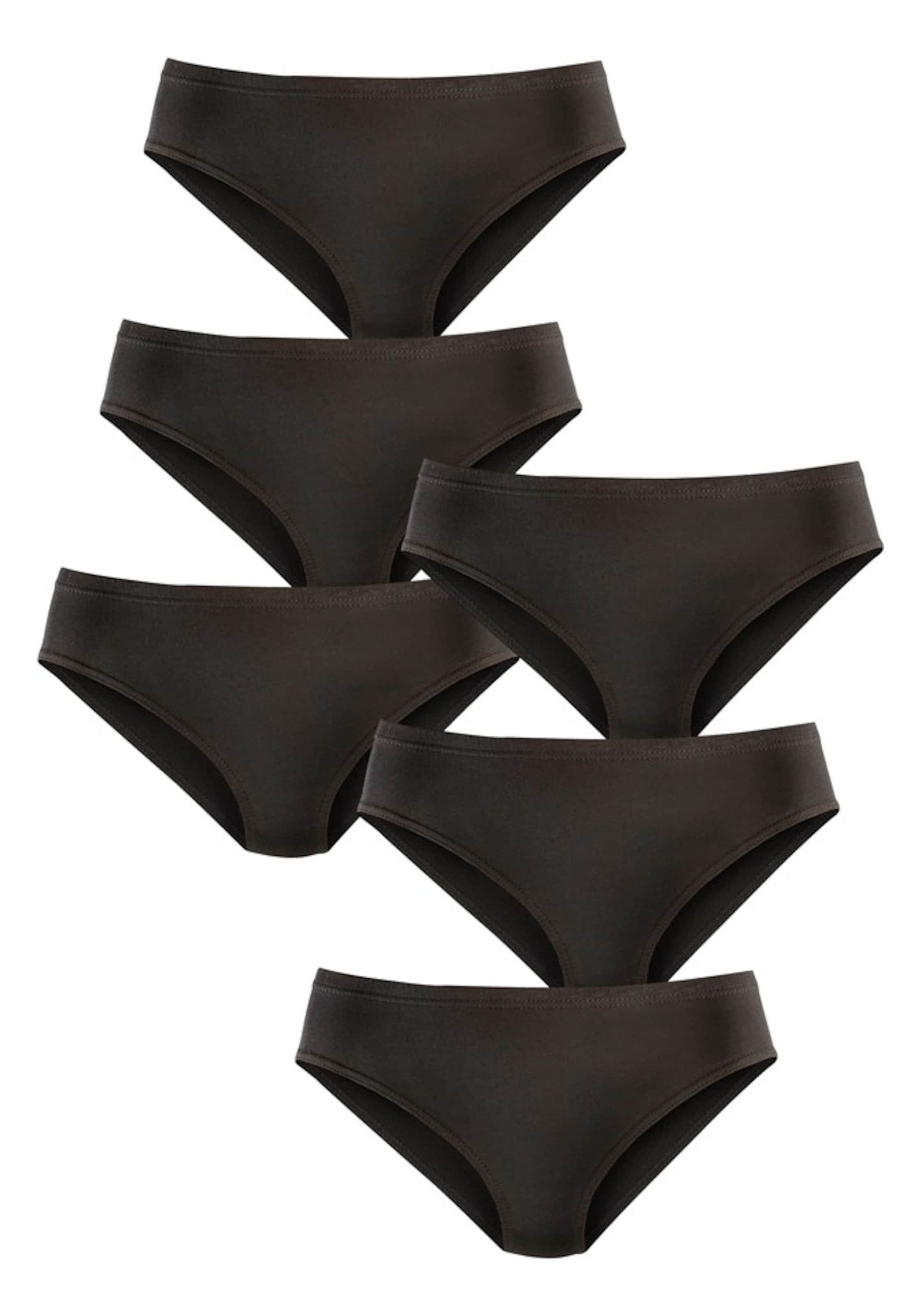 PETITE FLEUR Slip - fekete: elől