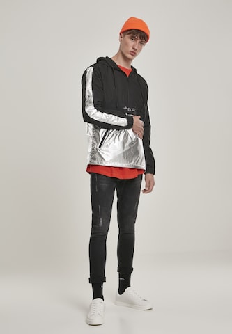 Mister Tee Between-Season Jacket in Black: front