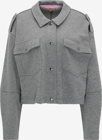 Veste de survêtement MYMO en gris : devant