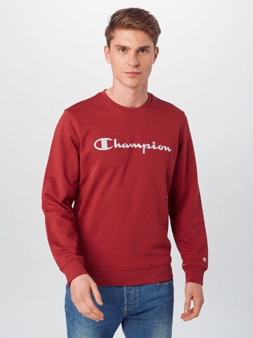Regular fit Felpa di Champion Authentic Athletic Apparel in rosso: frontale