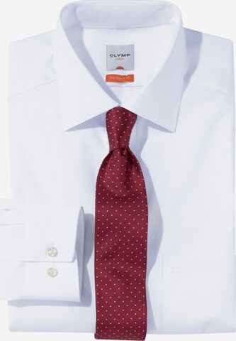 OLYMP Slim fit Zakelijk overhemd 'Luxor' in Wit: voorkant