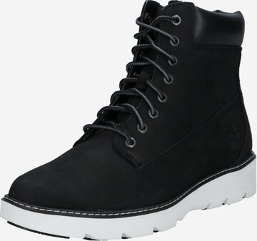 TIMBERLAND Lace-Up Ankle Boots 'Keeley Field' in Black: front
