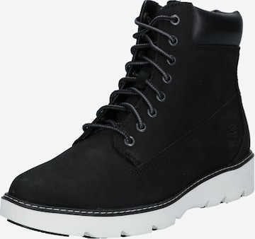 TIMBERLAND - Botines con cordones 'Keeley Field' en negro: frente