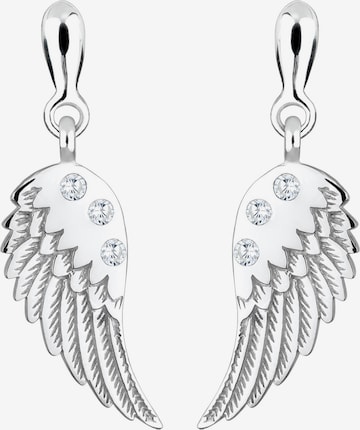 ELLI Earrings 'Engel Flügel' in White: front