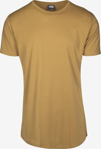 T-Shirt Urban Classics en marron : devant